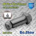 M10X18X50mm Hex Anchor Bolt Grade 12.9 for Steel Construction